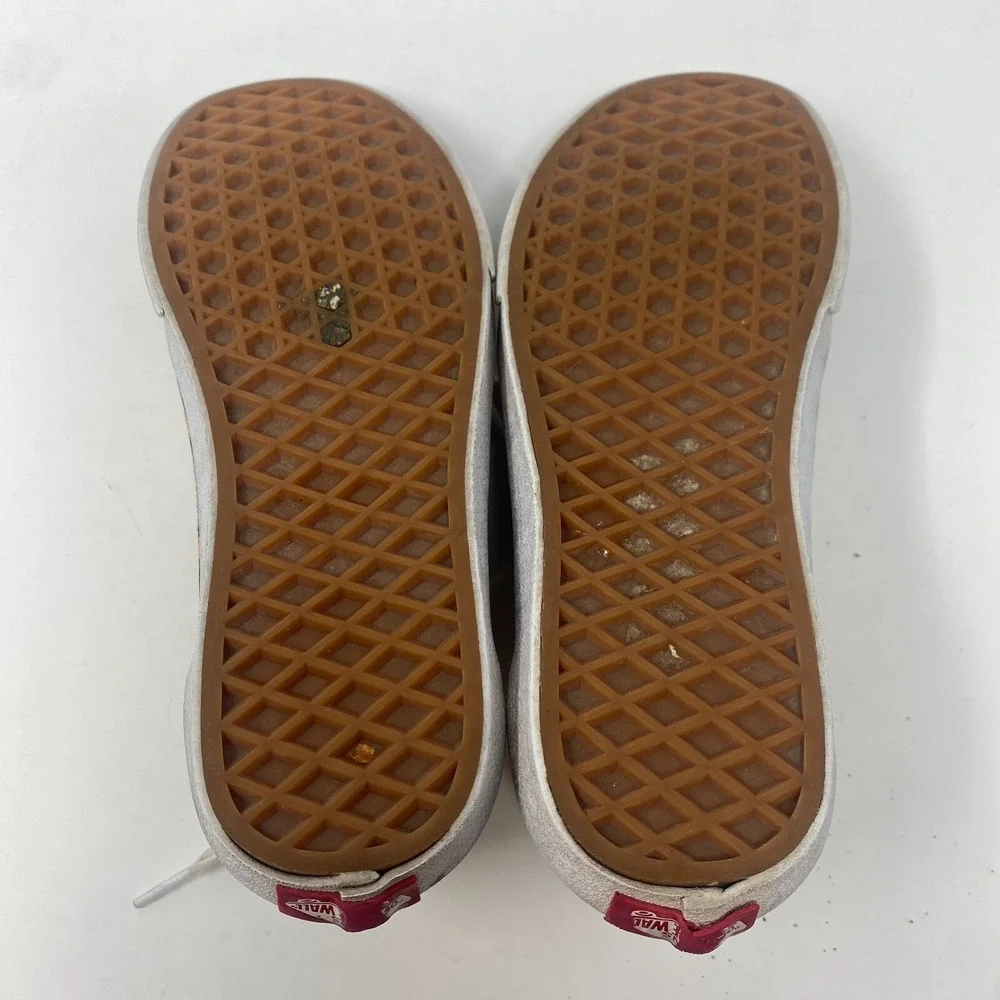 Vans Off the Wall Sunflowers Lace up Low‎ Top Shoes US Junior Girls Size 4